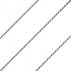 【ゴールド】【チェーン】ロープチェーン1.5mm幅・ホワイトゴールド